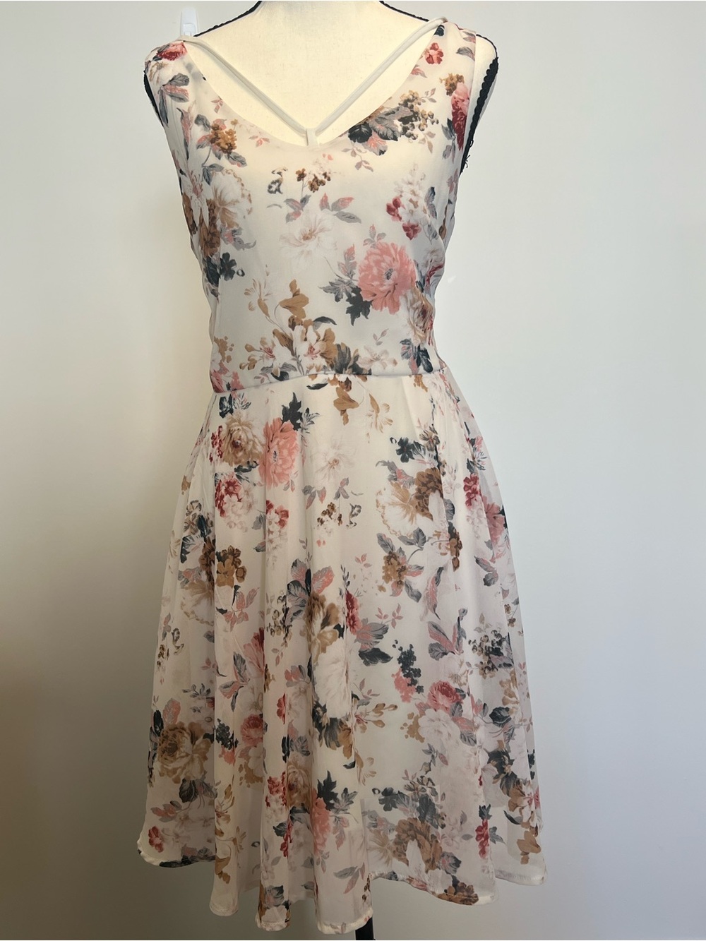 Papillon Blanc | Floral | Spring | Romantic | Feminine | Midi Dress
